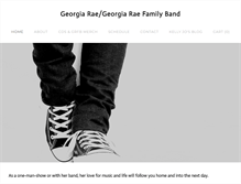 Tablet Screenshot of georgiaraefamilyband.com